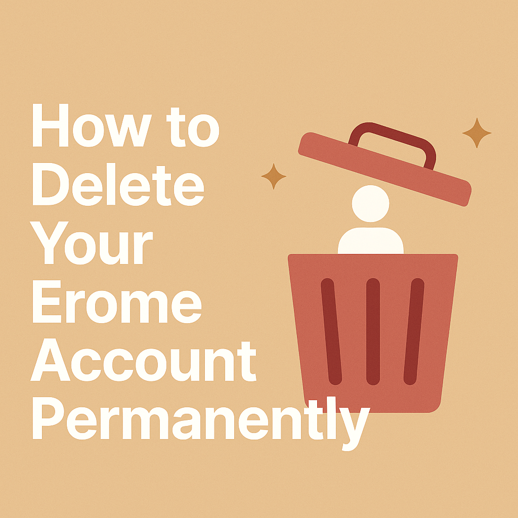 How to Delete Erome Account Permanently