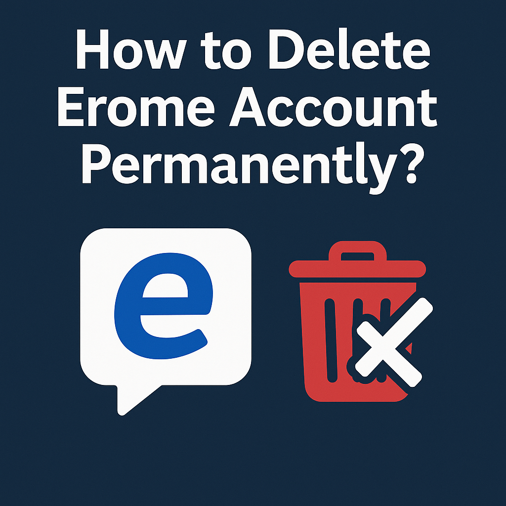 How to Delete Erome Account